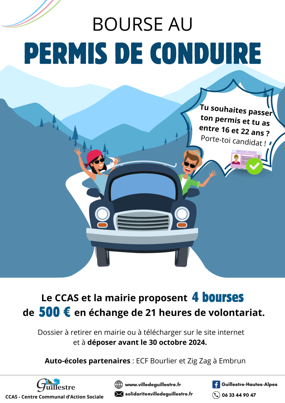 Bourse au permis de conduire 