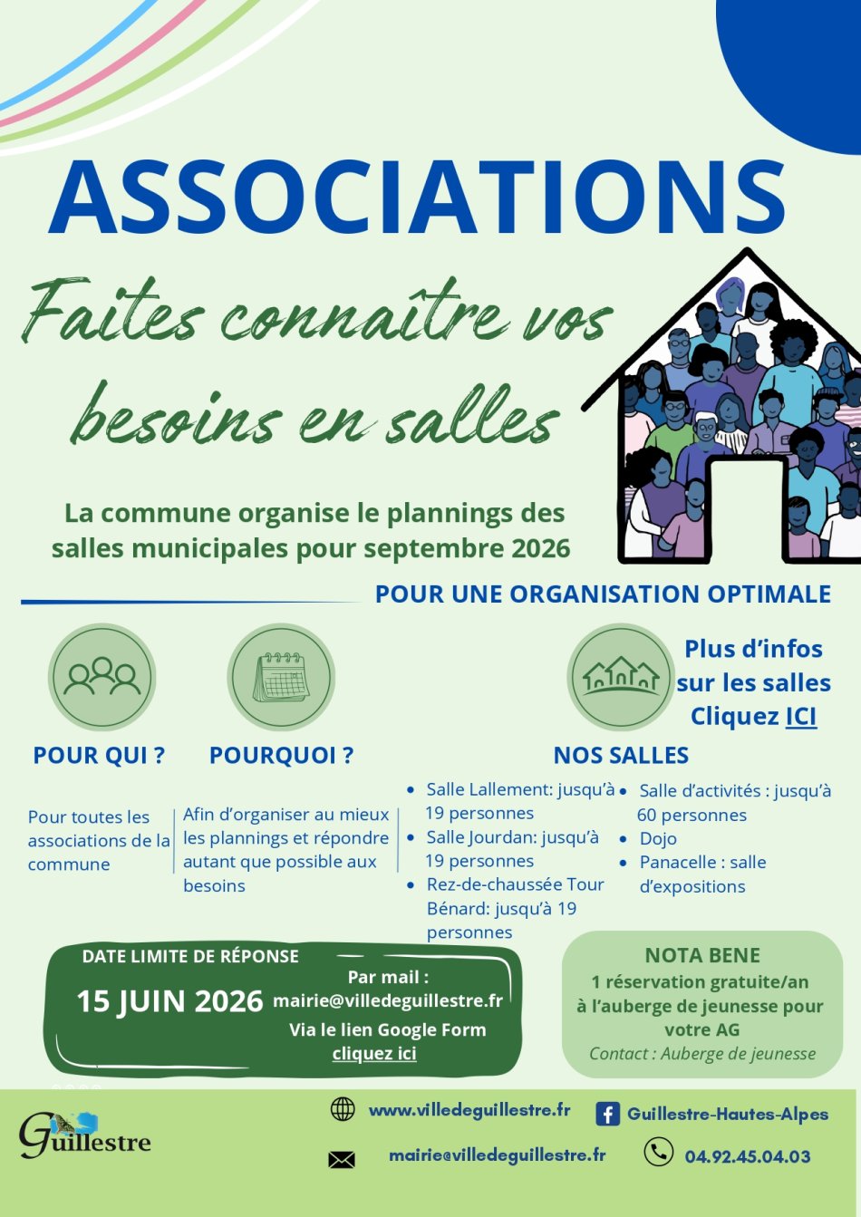 Recensement salles communales assos