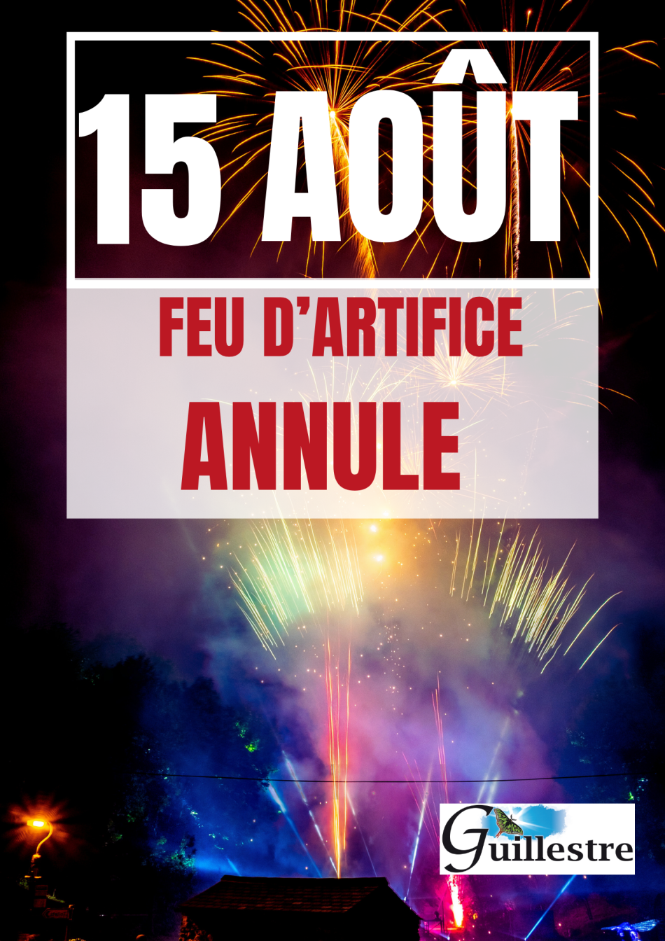 Annulation feu artfice
