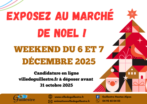 Exposez au marché de noel
