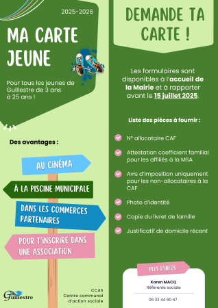 Carte jeune