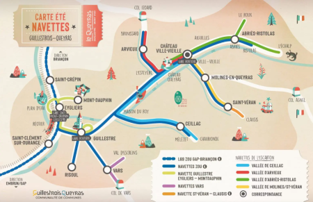 Carte navettes 2026 CCGQ