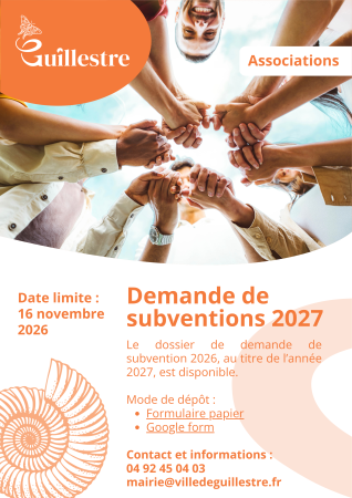 Subvention 2027
